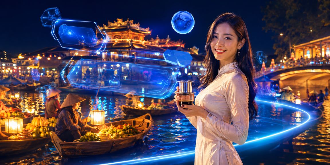 Người hâm mộ esports tại Huế theo dõi trận đấu và đặt cược trên điện thoại với cà phê